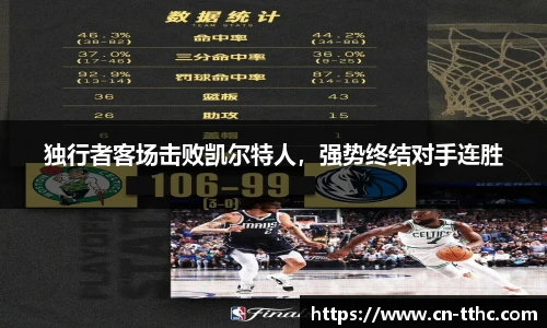 独行者客场击败凯尔特人,强势终结对手连胜